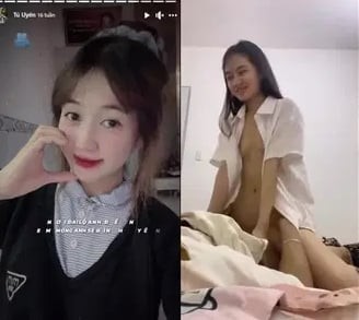 Clip sex Tú Uyên xinh xắn đụ quên cởi áo đồng phục